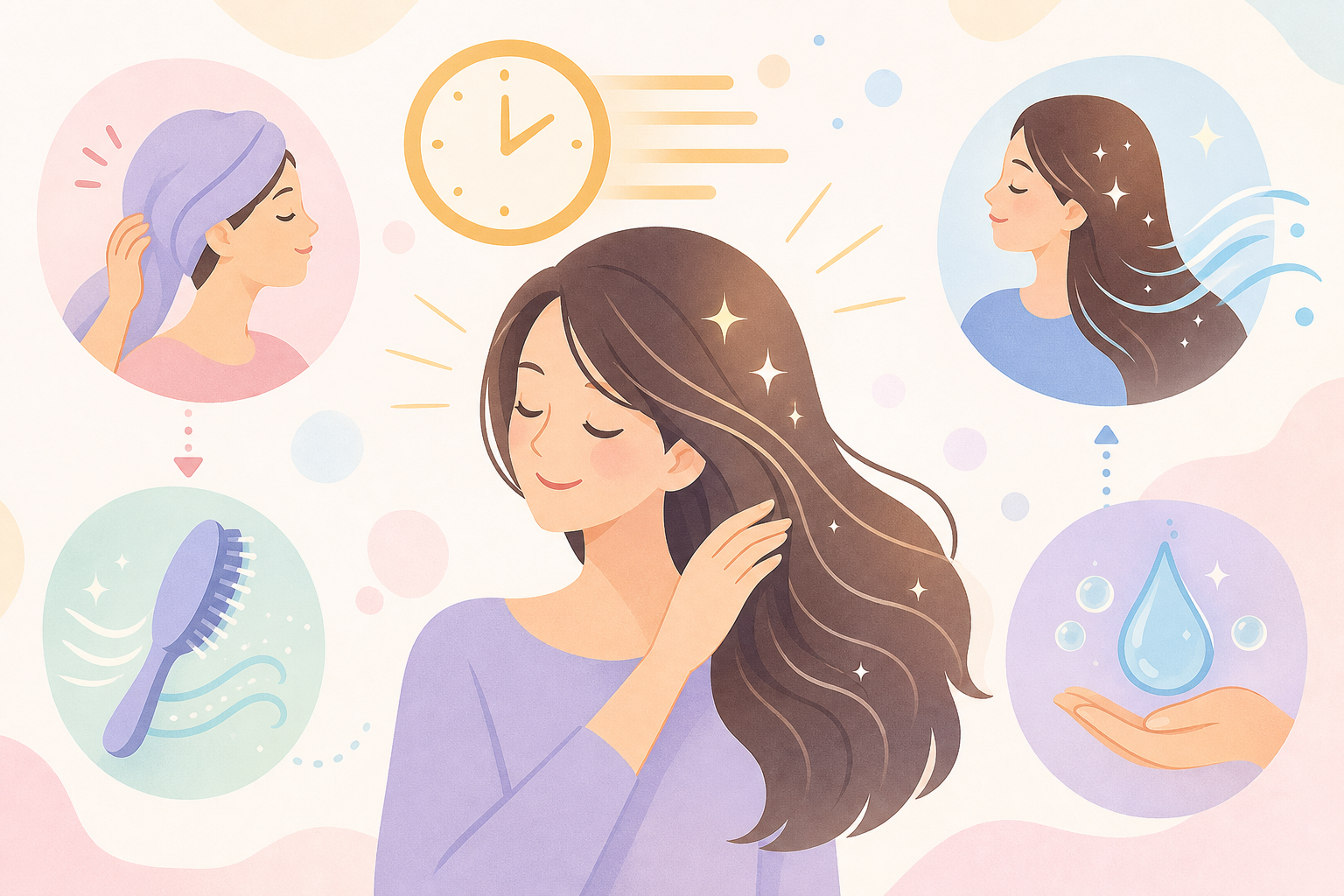 忙しくても続けやすい 髪をきれいに保てる時短アイテム