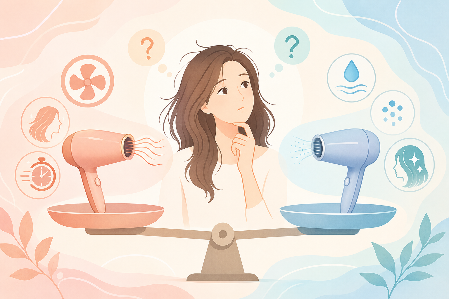 髪がまとまらない人のドライヤーの選び方。風量とヘアケア機能どちらを優先すべきか美容家電ナビが解説